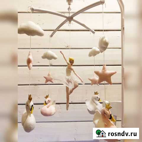 Мобиль в кроватку из фетра Санкт-Петербург - изображение 1