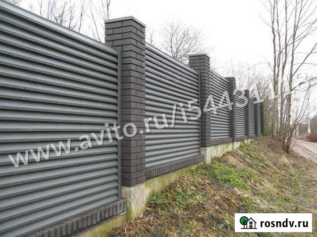 Металлический забор Жалюзи Староминская - изображение 1