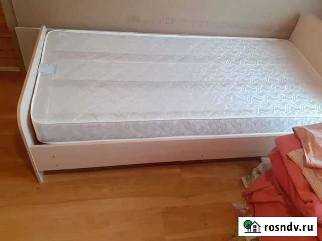 Кровать односпальная с матрасом Иркутск - изображение 1