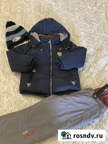 Зимняя куртка и брюки на мальчика,р116,Барилотто Майкоп - изображение 1