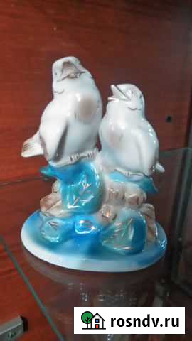 Воробьи пара птичек песнопение Старая Гжель Батайск - изображение 1