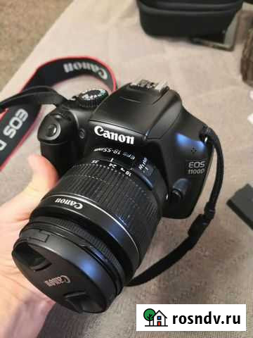 Зеркальный фотоаппарат Canon eos 1100d Павловский Посад - изображение 1