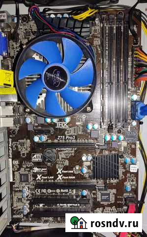 Мать Z75Pro3 +i5 3550/12Gb(обмен) Мурманск - изображение 1