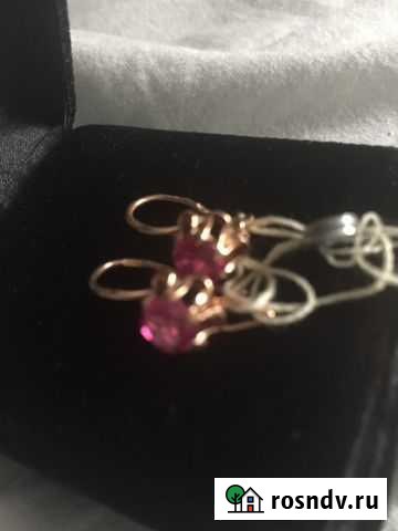 Серьги золото. 585 проба СССР Темрюк - изображение 1