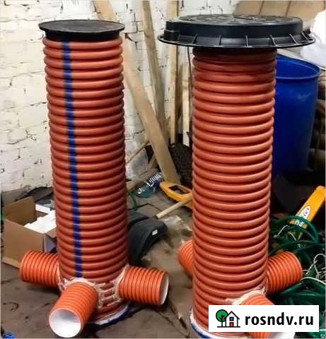 Колодец канализационный пластик полимер 315-1200 м Новомосковск - изображение 1