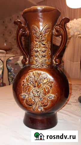 Высокая керамическая ваза Воронеж - изображение 1