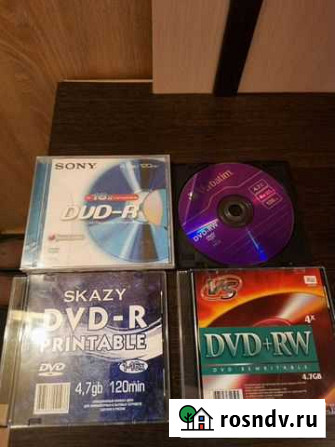 Новые чистые диски dvd r rw Санкт-Петербург - изображение 1