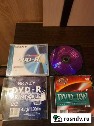 Новые чистые диски dvd r rw Санкт-Петербург - изображение 1