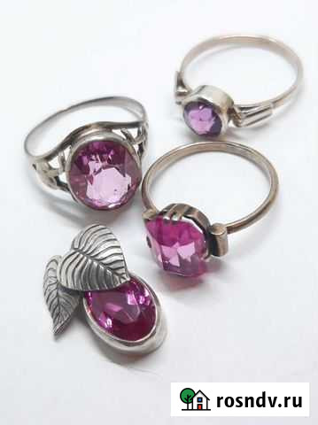 Серебряное кольцо и кулон Екатеринбург - изображение 1