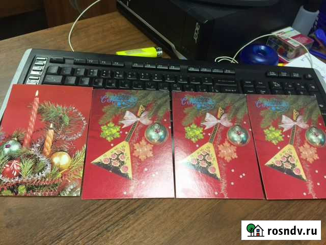 Лот открыток СССР Новый год Одинцово - изображение 1