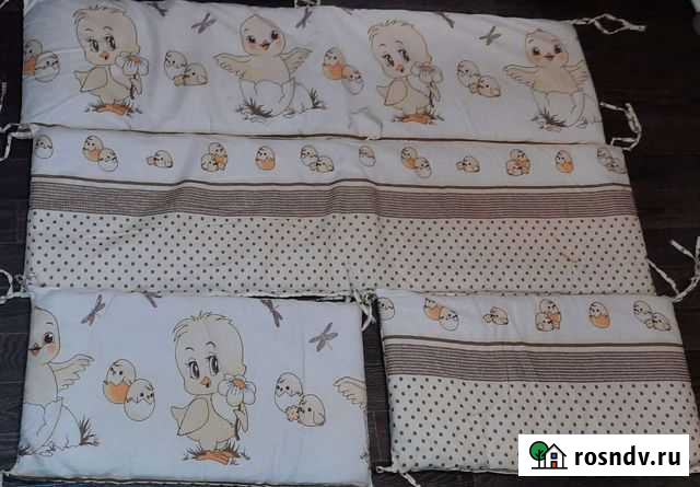 Бортики в кроватку с балдахином Иваново - изображение 1