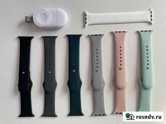 Ремешки для Apple Watch 40 mm, 7шт. + USB-зарядка Абинск