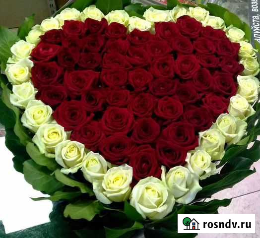 Розы букет из роз с доставкой 101 роза Ростов-на-Дону - изображение 1