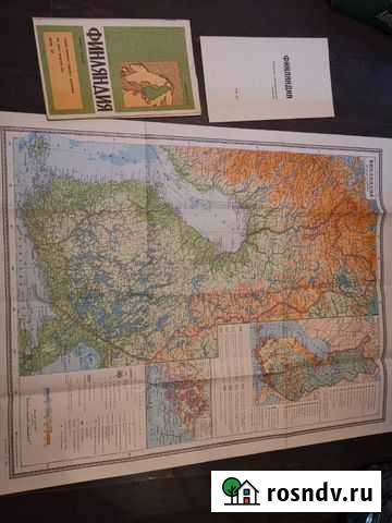 Справочная карта Финляндии 1982 года Новое Девяткино - изображение 1