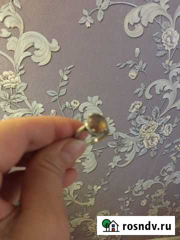 Кольцо женское серебро 925 проба. Камень полудраго Темрюк - изображение 1