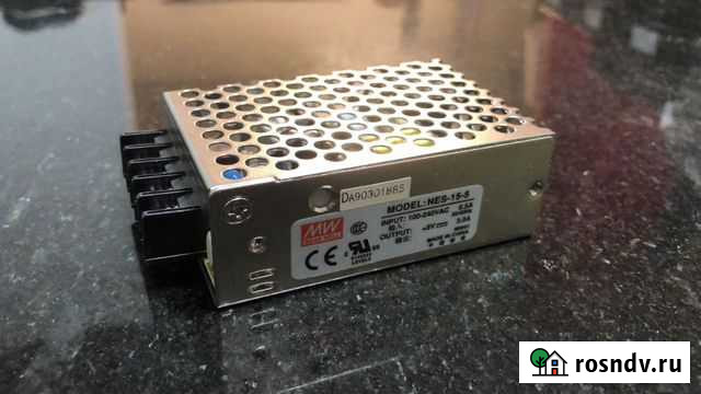 Блок питания 5 вольт 3 ампер Mean Well NES-15-5 Лобня - изображение 1