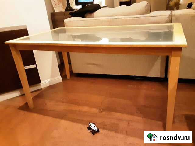 Кухонный стол стеклянный IKEA Москва - изображение 1