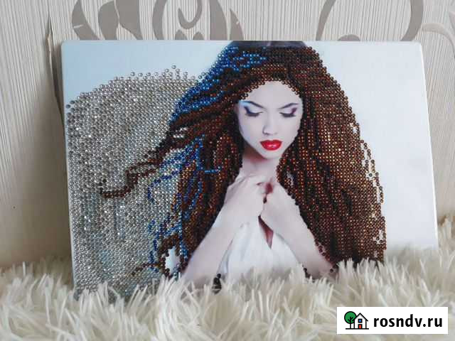 Картина, алмазная мозаика, готовая работа 2030 см Егорьевск - изображение 1