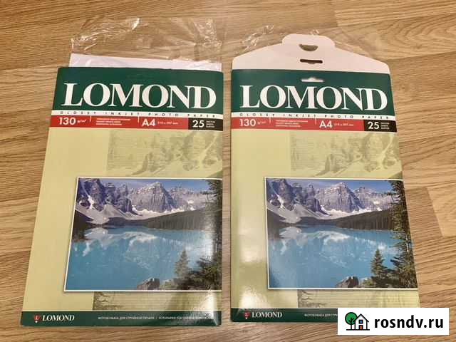 Фото бумага глянцевая Epson Lomond A4 глянцевая Оренбург - изображение 1