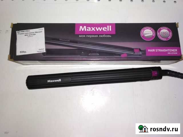 Утюжок для волос Maxwell MW 2218 BK Чита - изображение 1