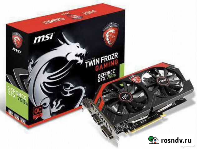 Видеокарта Msi 750 ti 2gb Дзержинск - изображение 1