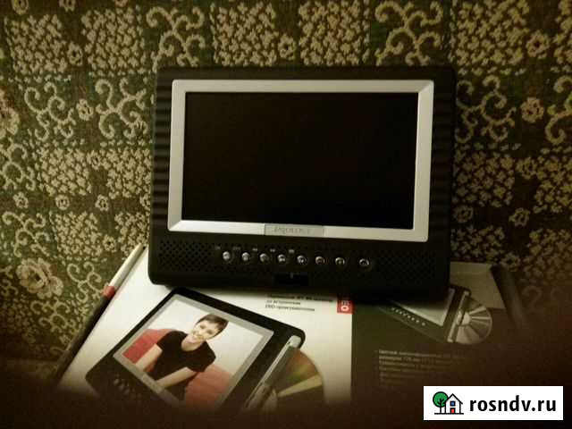 DVD плеер портативный новый,В комплекте пульт д/у Кострома - изображение 1