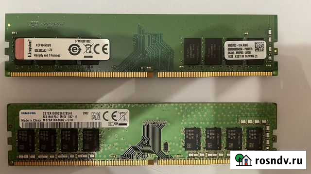 Оперативная память DDR4 8gb Краснодар - изображение 1