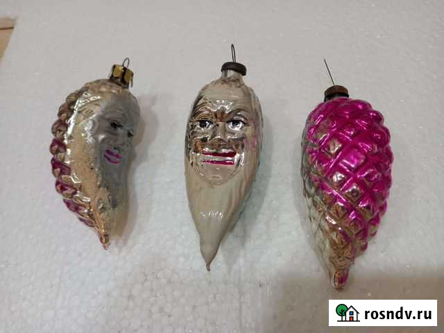 Елочные игрушки шишка-лесовик Великие Луки - изображение 1