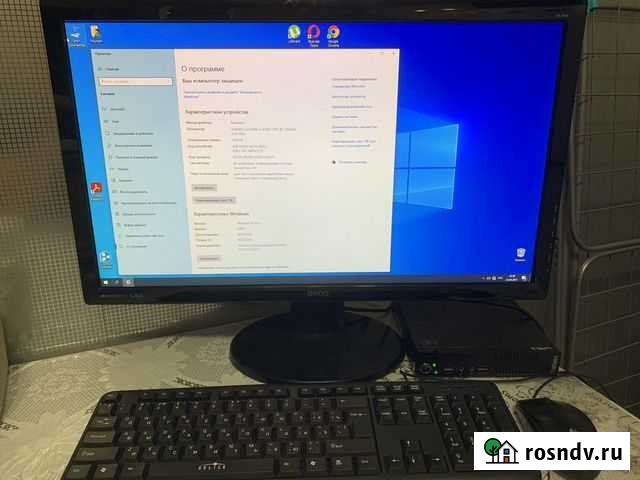 Lenovo ThinkCentre + монитор Benq GL2450 Сергиев Посад - изображение 1
