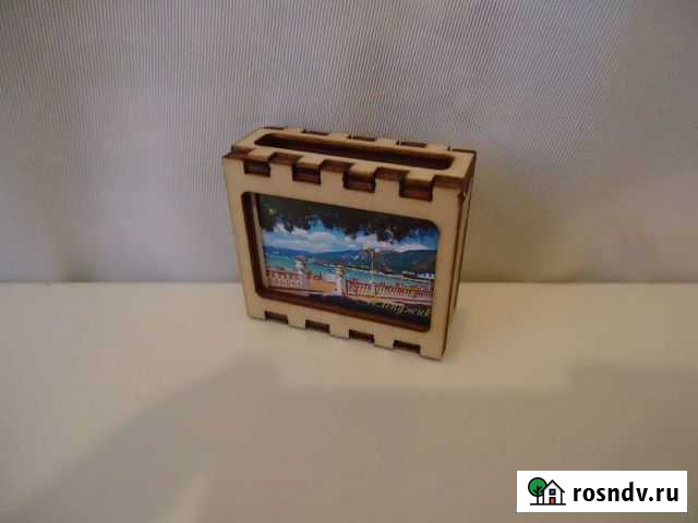 Магнитик на холодильник спички Геленджик Геленджик - изображение 1