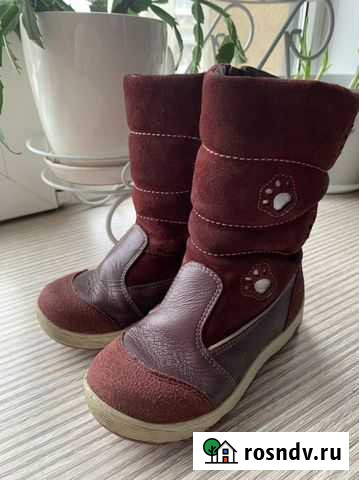 Сапоги зимние для девочки 27 размер Рязань - изображение 1