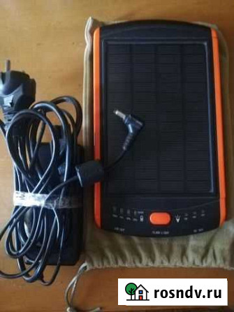 Внешний аккумулятор с солнечной панелью Power Bank Химки - изображение 1