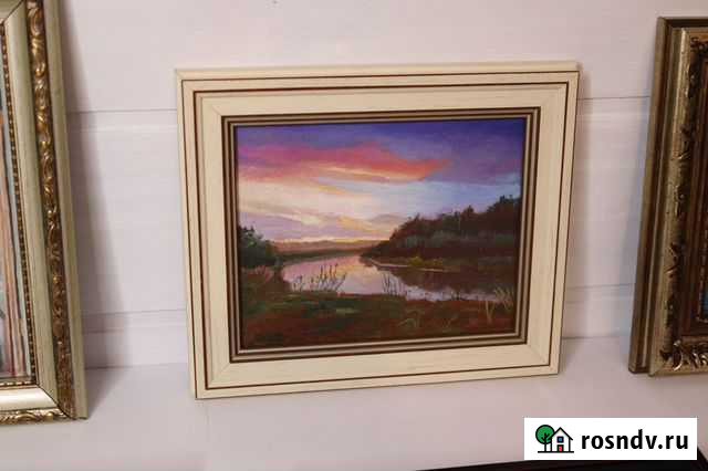 Картина Вечерний пейзаж, холст, масло Ярцево - изображение 1