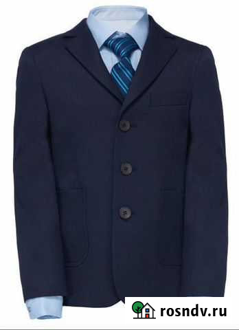 Школьный костюм 128 синий Белгород - изображение 1