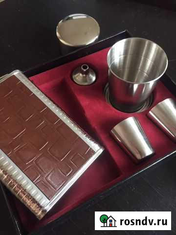 Фляга нержавейка карманная набор Одинцово - изображение 1