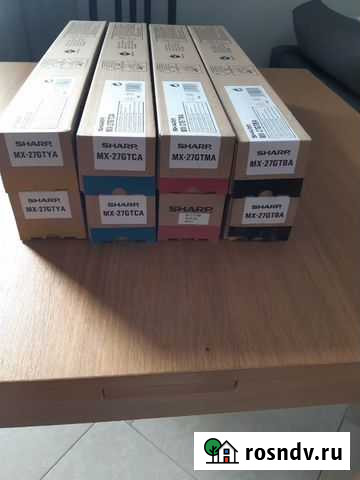 Тонер-картриджи Sharp MX27GT оригинал. Абсолютно н Ейск - изображение 1