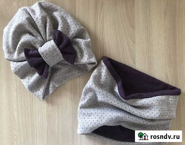 Комплект шапка и снуд Иркутск - изображение 1