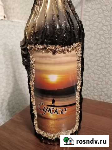 Подарочная бутылка с моря-поделка Курск - изображение 1