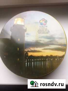 Коробка жестяная Куба 1978 Краснодар - изображение 1