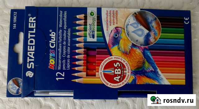 Цветные карандаши staedtler акварельные 12 цветов Санкт-Петербург - изображение 1