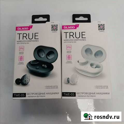 Беспроводные наушники Olmio TWE-05 (влагозащита) Калуга - изображение 1