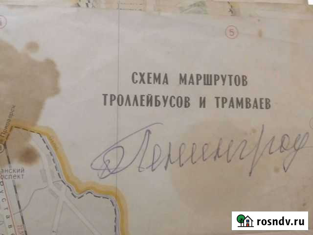 Схема маршрутов троллейбусов и трамваев Ленинград Петрозаводск - изображение 1