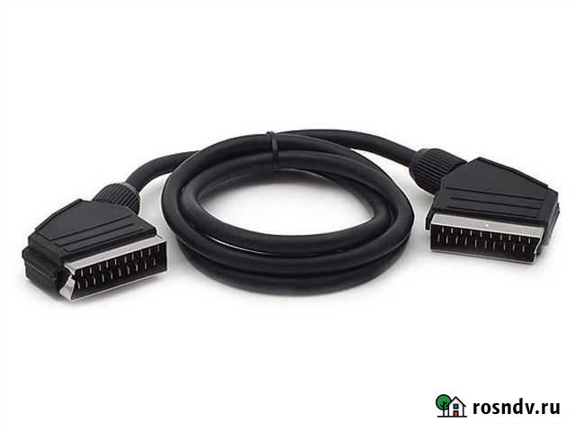Кабель scart scart (вилка-вилка), 1.5 м Иркутск - изображение 1