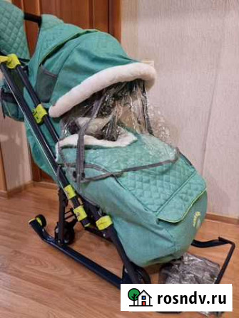 Детские санки коляска ника Нижневартовск - изображение 1