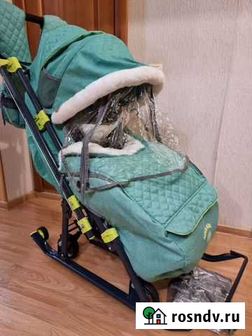 Детские санки коляска ника Нижневартовск - изображение 1