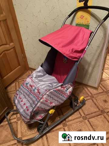 Санки коляска ника Гусь-Хрустальный - изображение 1