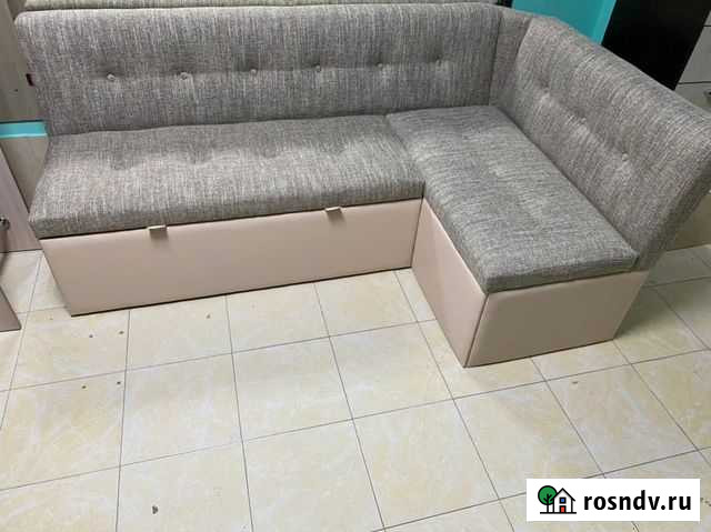 Диван кухонный Квадро Тип-1 рогожка Новороссийск - изображение 1