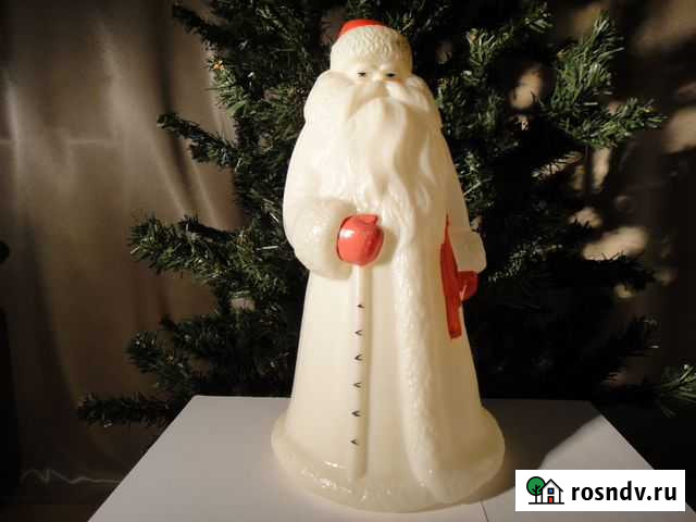 Дед Мороз под ёлку 28см Янтарный - изображение 1