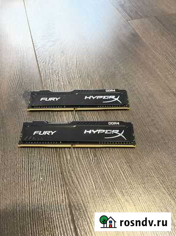 Оперативная память DDR4 16 gb HyperX 2400 mhz Краснодар - изображение 1