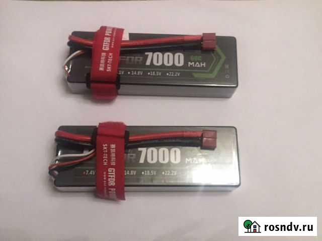 Аккумуляторы li-po 7000mah 2s 60c lipo Москва - изображение 1